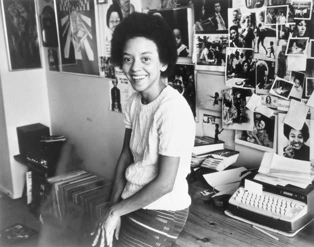 Giovanni, pictured in 1973 at age 29, addresses Blackness, womanhood, power and more in her writing. 