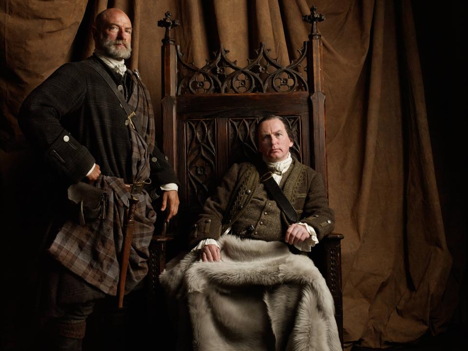 Dougal MacKenzie (Graham McTavish) and Colum MacKenzie (Gary Lewis) in "Outlander."