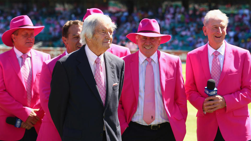 Ian Chappell and Bill Lawry, pictured here at a Test match in 2013.