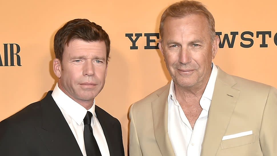 Taylor Sheridan and Kevin Costner