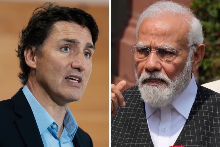 Justin Trudeau y Narendra Modi