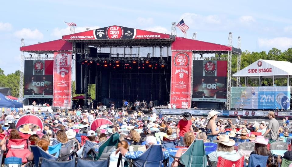 Thousands of people gathered Thursday at Frank Brown Park in Panama City Beach for day two of the 2023 Gulf Coast Jam.