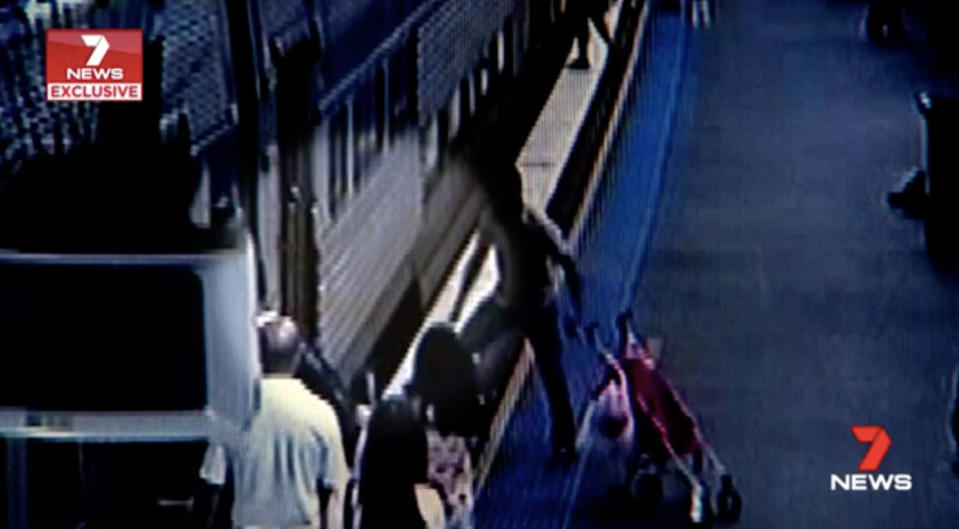 Safety announcements are repeatedly made at stations, but inattention still claims new victims every day. Source: 7 News