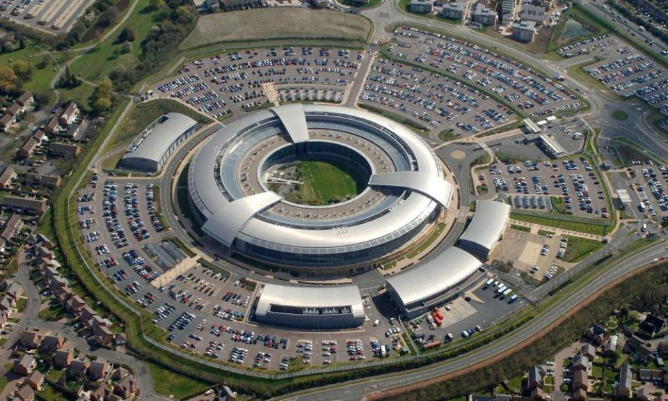 The GCHQ building in Cheltenham, UK