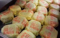 1,000 Egg McMuffins was given away across all participating stores in Singapore. (Yahoo! Photo)