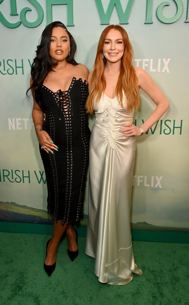 Ayesha Curry, Lindsay Lohan, Irish Wish New York Premiere 