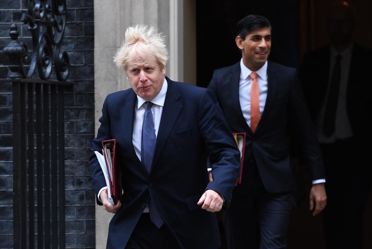 Boris Johnson and Rishi Sunak (EPA)