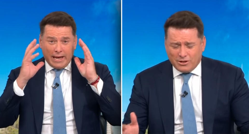 Karl Stefanovic reacts to the proposed ban on smacking.