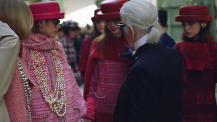 What Really Goes On Behind The Scenes At A Chanel Fashion Show.