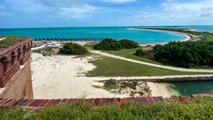 From atop Fort Jefferson