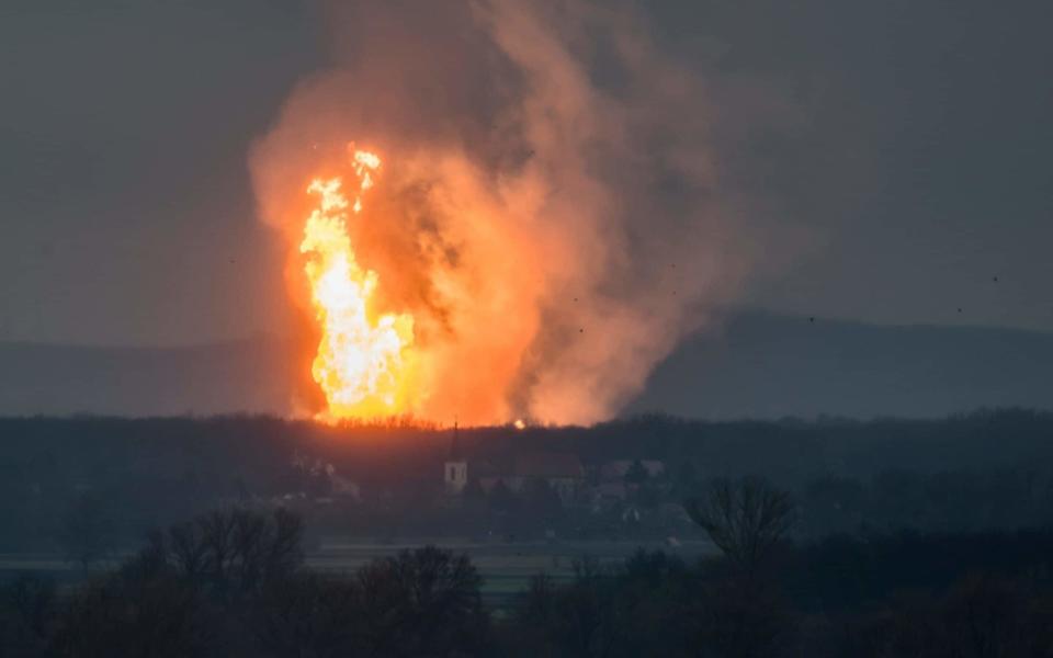 The explosion which ripped through Austria's gas pipeline hub has ignited price surges across European energy markets - REUTERS