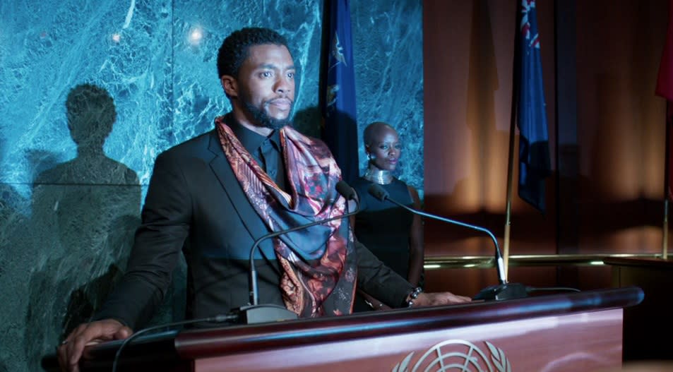 Chadwick Boseman as T'Challa, king of Wakanda (credit: Marvel Studios)