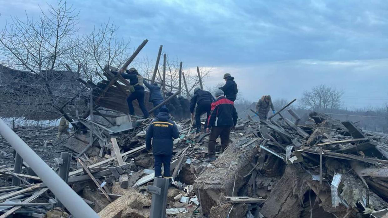 Destruction in Pokrovsk. 