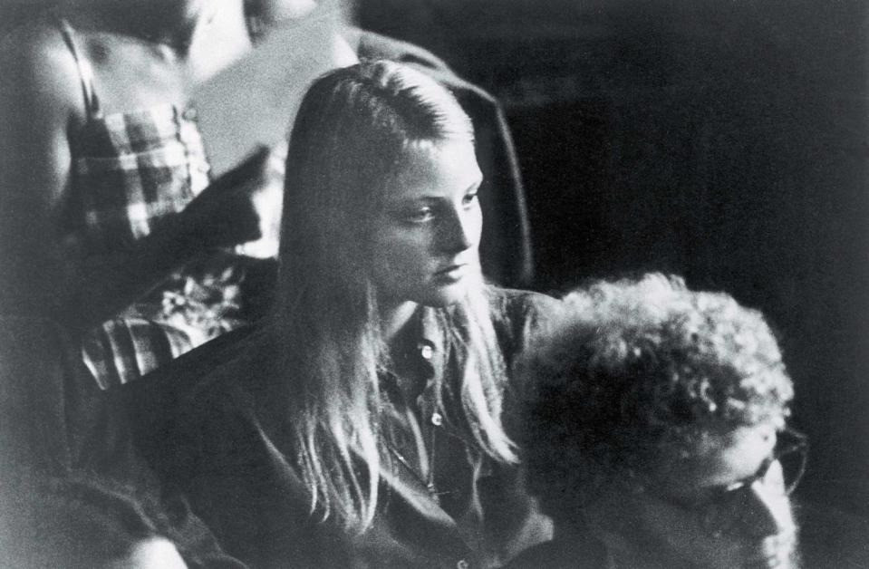 <p>Getty</p> Jodie Foster at Yale University in September 1980