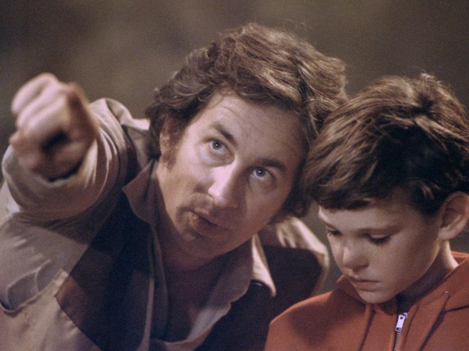 Spielberg directing Henry Thomas on the set of ‘ET the Extra-Terrestrial’ (Bruce Mc Broom/Universal/Kobal/Shutterstock)