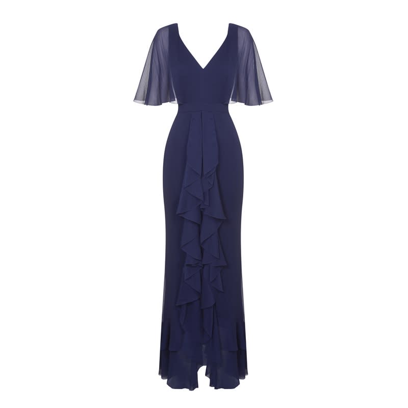 <p>Angel Sleeve Ruffle Dress, $240</p> <p> <strong>Related Articles</strong> <ul> <li><a rel="nofollow noopener" href="http://thezoereport.com/fashion/style-tips/box-of-style-ways-to-wear-cape-trend/?utm_source=yahoo&utm_medium=syndication" target="_blank" data-ylk="slk:The Key Styling Piece Your Wardrobe Needs;elm:context_link;itc:0;sec:content-canvas" class="link ">The Key Styling Piece Your Wardrobe Needs</a></li><li><a rel="nofollow noopener" href="http://thezoereport.com/entertainment/celebrities/amal-george-clooney-baby-names/?utm_source=yahoo&utm_medium=syndication" target="_blank" data-ylk="slk:Amal Clooney Won't Let George Choose These Names For Their Twins;elm:context_link;itc:0;sec:content-canvas" class="link ">Amal Clooney Won't Let George Choose These Names For Their Twins</a></li><li><a rel="nofollow noopener" href="http://thezoereport.com/entertainment/culture/big-little-lies-soundtrack/?utm_source=yahoo&utm_medium=syndication" target="_blank" data-ylk="slk:Stop Everything: The Big Little Lies Soundtrack Is Finally Coming;elm:context_link;itc:0;sec:content-canvas" class="link ">Stop Everything: The Big Little Lies Soundtrack Is Finally Coming</a></li> </ul> </p>