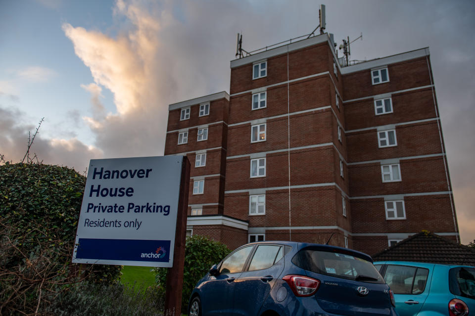 Hanover House in Portishead, Bristol. (SWNS)
