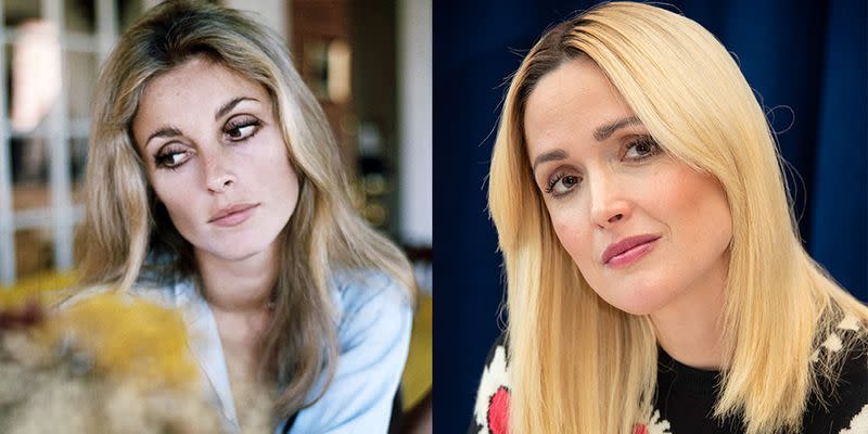 <p>Three Sharon Tate films premiered in 2019, but not one cast Sharon's present day doppelgänger (at least, according to us), Rose Byrne. </p>