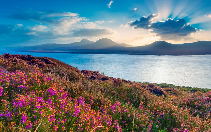 On the Inner Hebridean isle of Jura (pictured) there are pebble beaches stranded 100ft up on cliffs above the sea - Alan Copson © - All Rights Reserved - No Unauthorised Reproduction