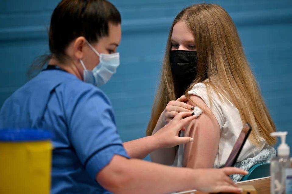 Scotland delivered a record number of coronavirus vaccinations on Thursday (Jeff J Mitchell/PA)