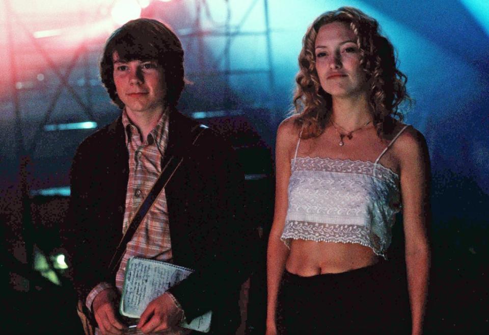 Patrick Fugit and Kate Hudson in ‘Almost Famous’ (Rex)