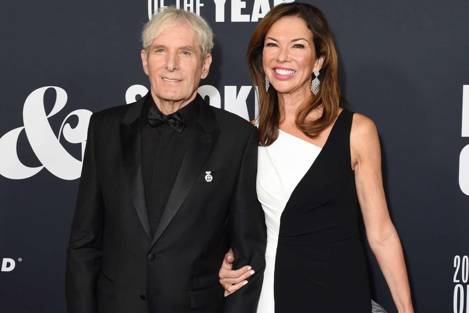 <p>Gilbert Flores/Variety via Getty</p> Michael Bolton and Heather Kerzner at the 2023 MusiCares Persons of the Year gala in Los Angeles in February.