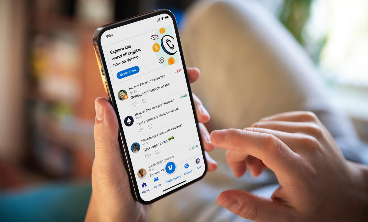 Venmo now lets you send crypto to other users for some reason - engadget.com