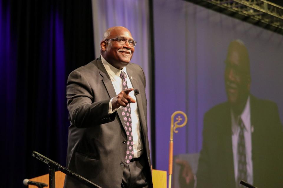 Bishop Gregory Palmer spoke at the West Ohio Conference of The United Methodist Church, which took place from June 1-3 in Dayton.