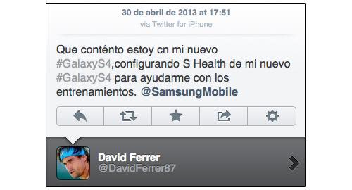 Tweet from David Ferrer