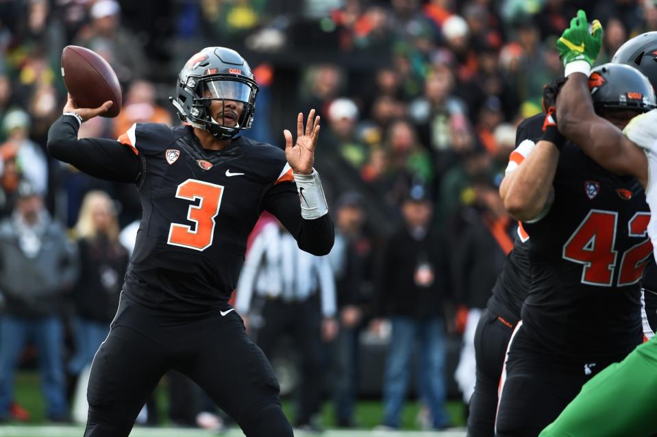 Marcus McMaryion started six games for Oregon State in 2016. (Getty Images)