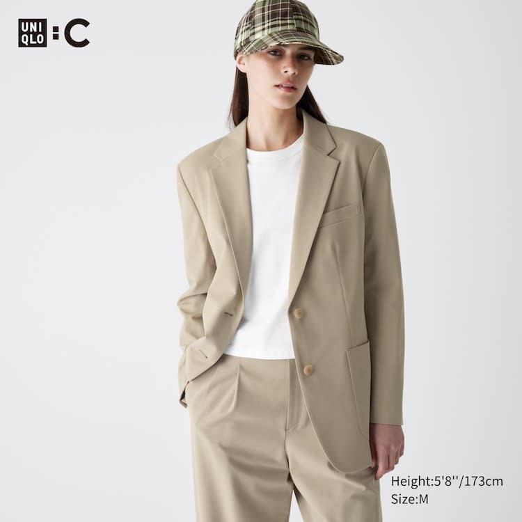 Uniqlo : C Relaxed Tailored Jacket (Co-ord). (PHOTO: Uniqlo)