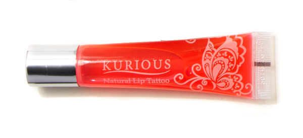 This product is made for women who are constantly reapplying their lipstick. Apply this gloss-like stain to lips and let it sit for 10 minutes before you gently peel it away. The result? A pretty pink color that lasts up to two days. Kurious Natural Lip Gloss Tattoo ($18)