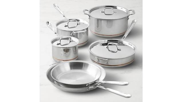 Williams Sonoma All-Clad d5 Stainless-Steel Ultimate Soup Pot with Ladle