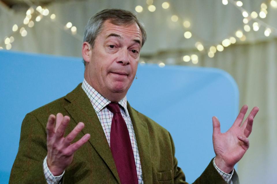 Brexit Party leader Nigel Farage: Getty Images