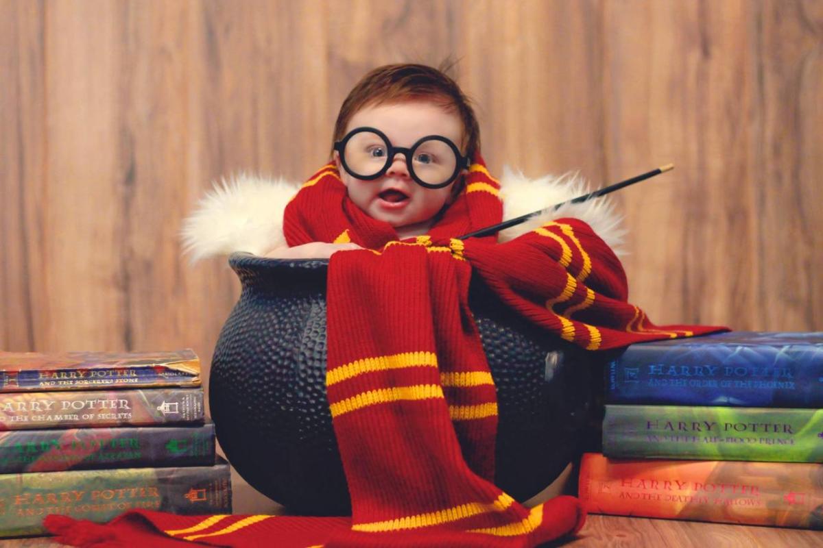 Convirtió a su bebé en la versión más tierna de Harry Potter