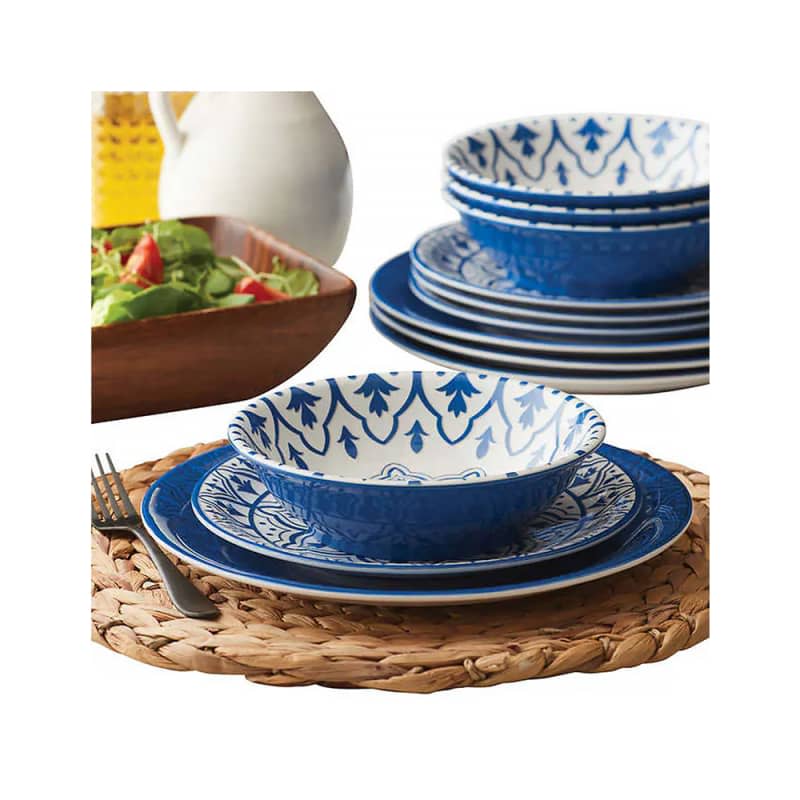 Melamine 12-Piece Dinnerware Set