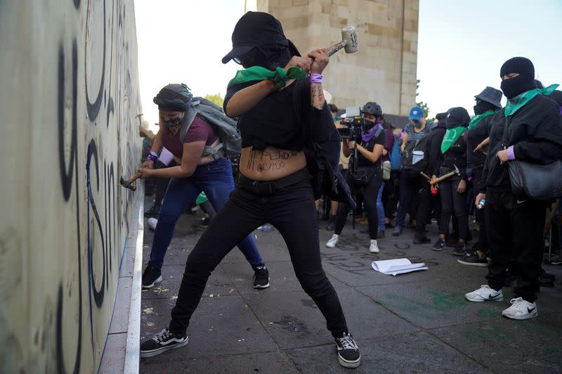 International Women's Day in Mexico City