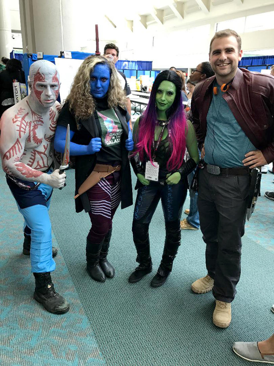 Drax, Yondu, Gamora, and Star-Lord