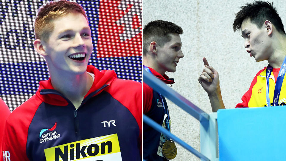 Duncan Scott produced the perfect response to Sun Yang's 'loser' sledge. Image: Getty