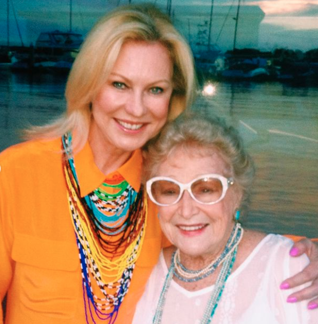 Kerri-Anne Kennerley with her mum Grace