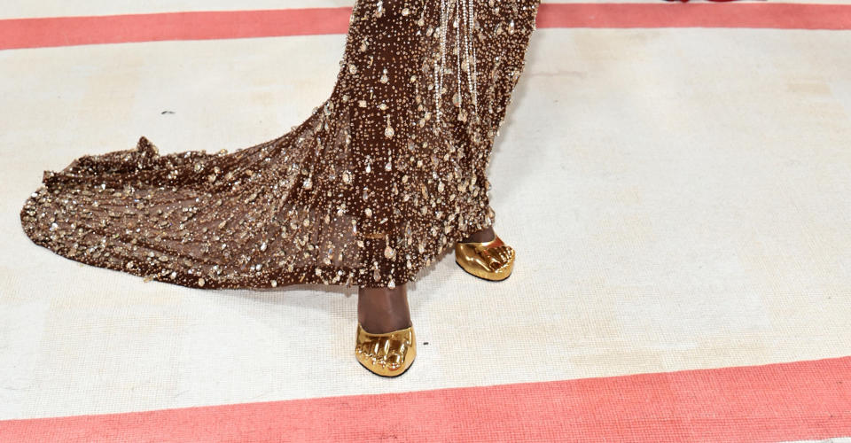 Craziest Met Gala Shoes of All Time, 2023: Michaela Coel