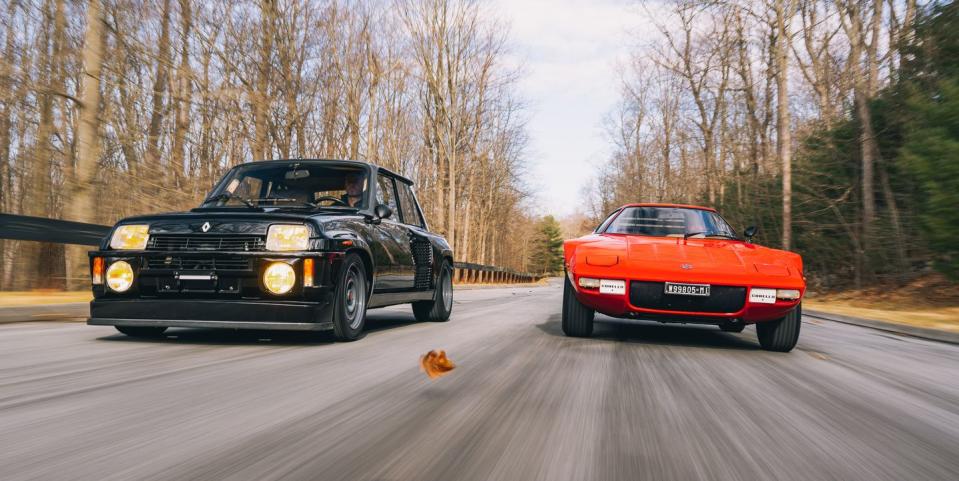 lancia stratos and the renault 5 turbo ii