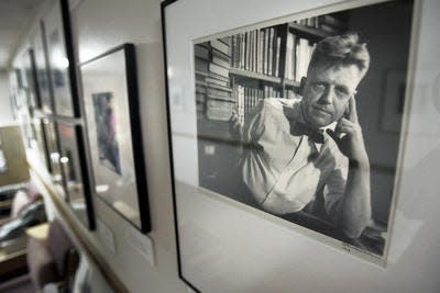 An early portrait of Alfred Kinsey, a sex researcher best known for the Kinsey scale, and the namesake of the institute.