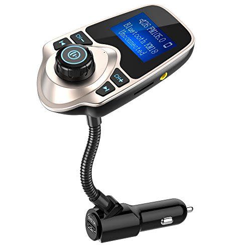 <p>Bluetooth Car FM Transmitter Audio Adapter</p><p>amazon.com</p><p>$19.99</p><p><a href="https://www.amazon.com/dp/B01EC8OUFQ?tag=syn-yahoo-20&ascsubtag=%5Bartid%7C10060.a.42155716%5Bsrc%7Cyahoo-us" rel="nofollow noopener" target="_blank" data-ylk="slk:Shop Now;elm:context_link;itc:0;sec:content-canvas" class="link rapid-noclick-resp">Shop Now</a></p><span class="copyright">amazon.com</span>