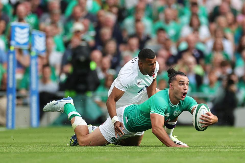 James Lowe has been lively in the opening half-hour in Dublin (Getty Images)