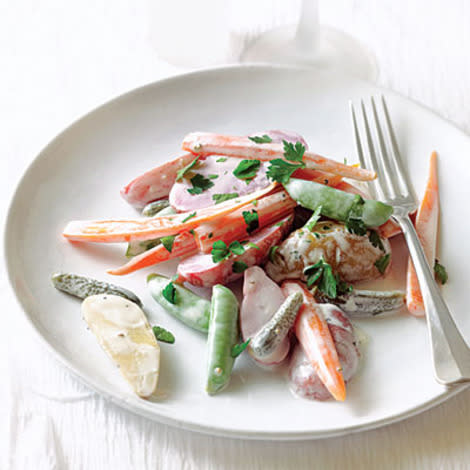 Baby Vegetable Salad with Cornichons