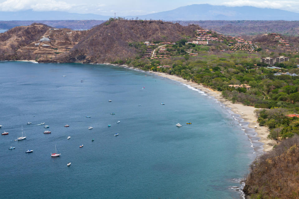 A view of Hermosa Bay in Guanacaste, Costa Rica. 