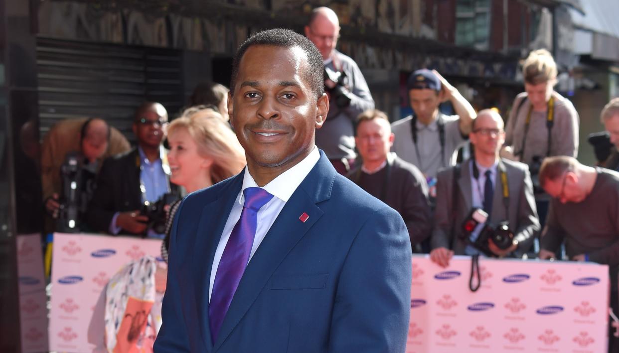 Andi Peters hosted with Josie Gibson. (Getty)