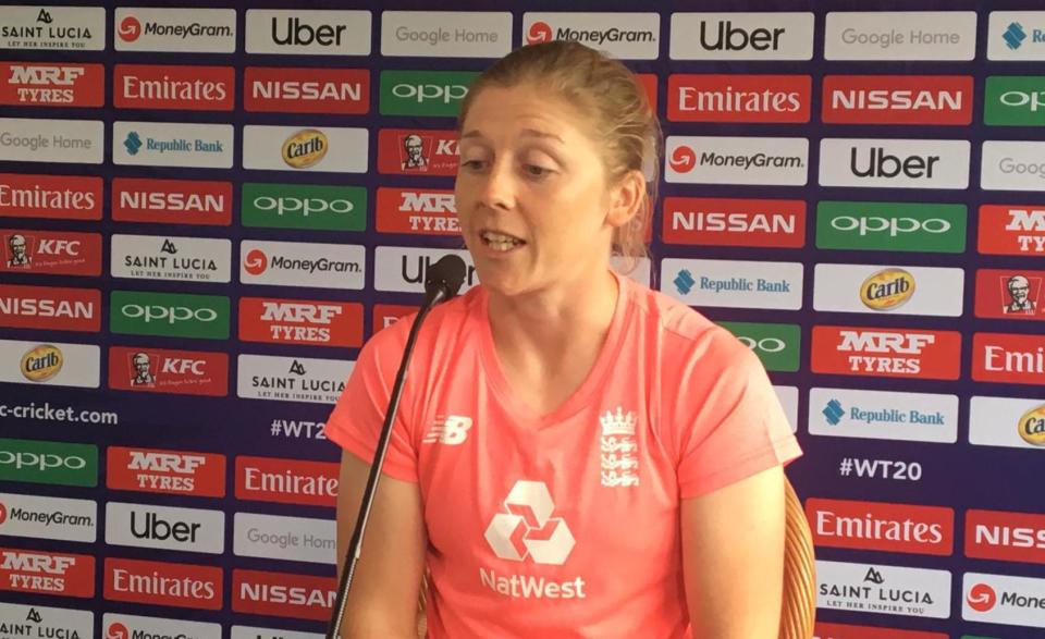England captain Heather Knight lifted the ICC Women's World Cup on home soil two years ago