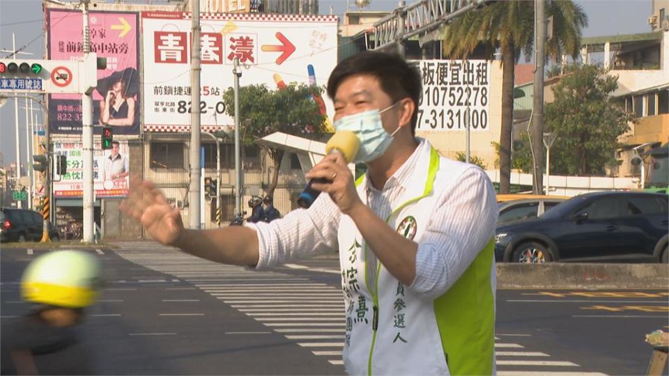 素人之姿拚議員初選　余宗熹街頭拜票爭曝光